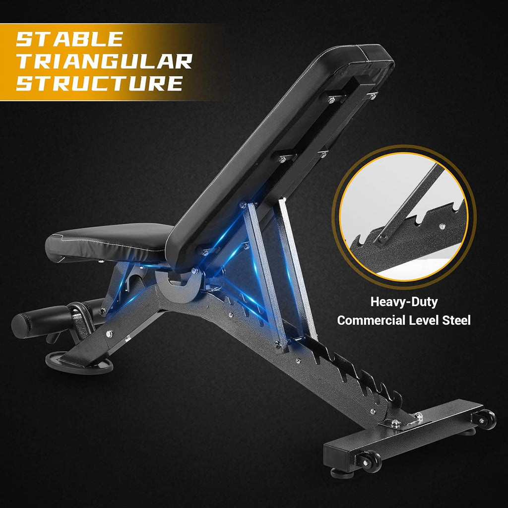 Adjustable Weight Bench with Leg Extension V34134