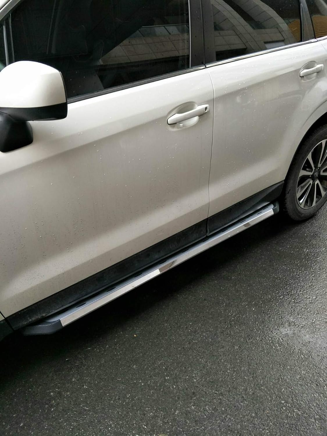 2PCS Running Boards Side Step Nerf Bars silver R402850