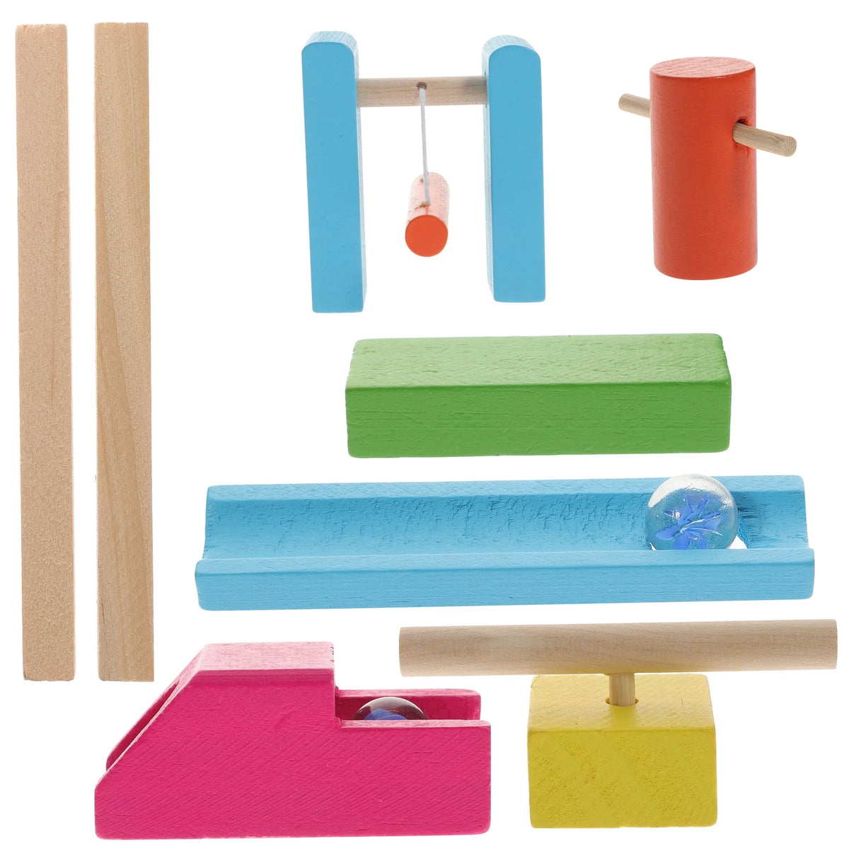 Wooden Dominoes Blocks Building Toy Educational Toys N84394