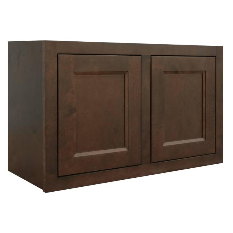 Brown Double Door Wall Cabinet Y272896