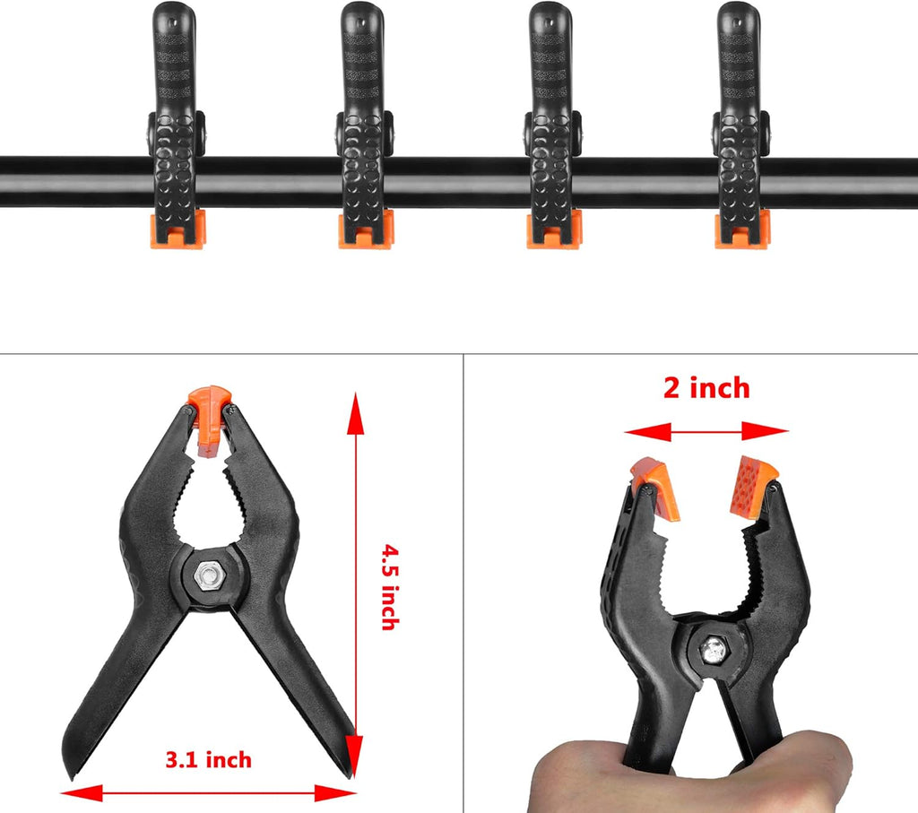 10 x 10 ft Heavy Duty Adjustable Backdrop Support System Kit with Carry Bag N393