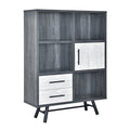 Matte Black Faux Wood Cabinet G770193