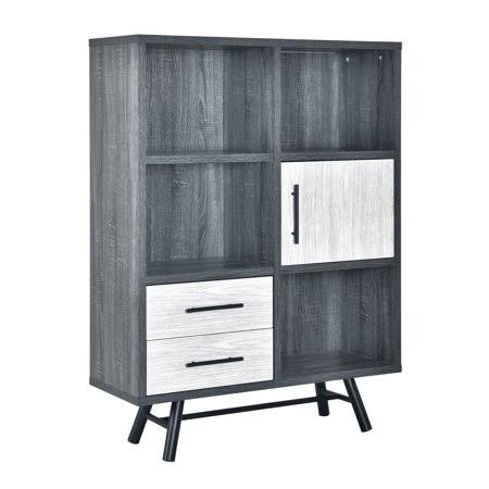 Matte Black Faux Wood Cabinet G770193
