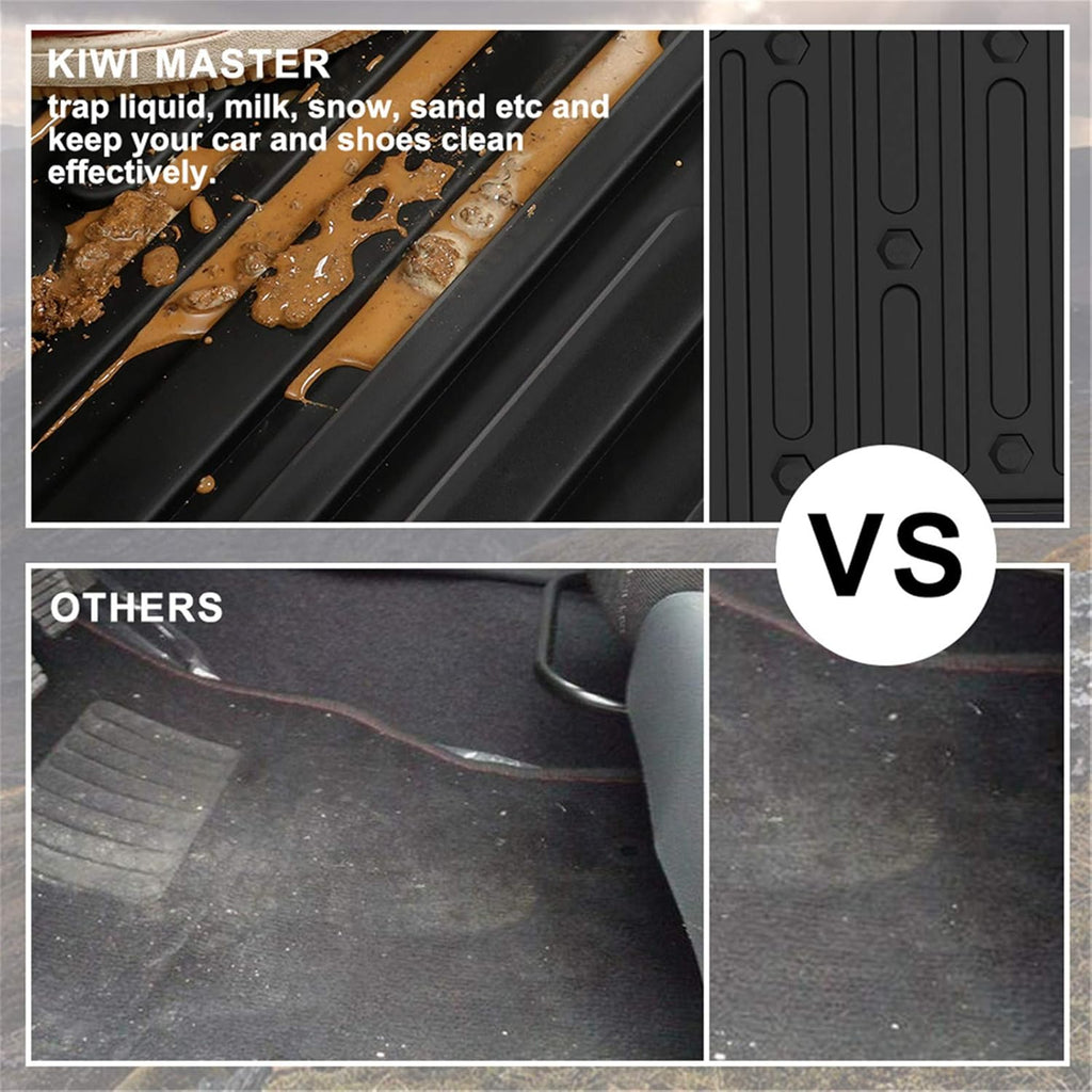Black TPE Floor Mats for Dodge Ram 1500 Quad Cab Y318385