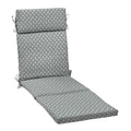 Outdoor Chaise Cushion 72 x 21, Stone Grey Dot S88867