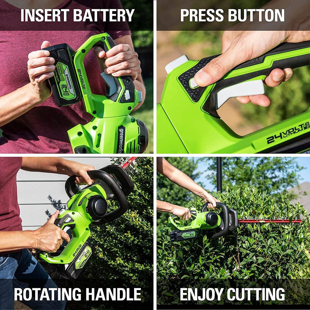 24V Cordless Handheld Leaf Blower with 2.0 Ah Battery and Charger X956035