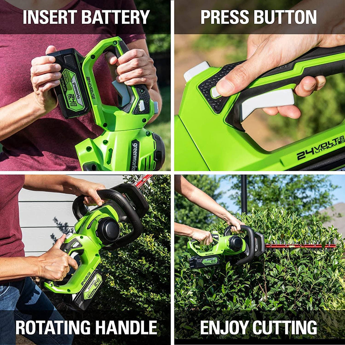 24V Cordless Handheld Leaf Blower with 2.0 Ah Battery and Charger X956035