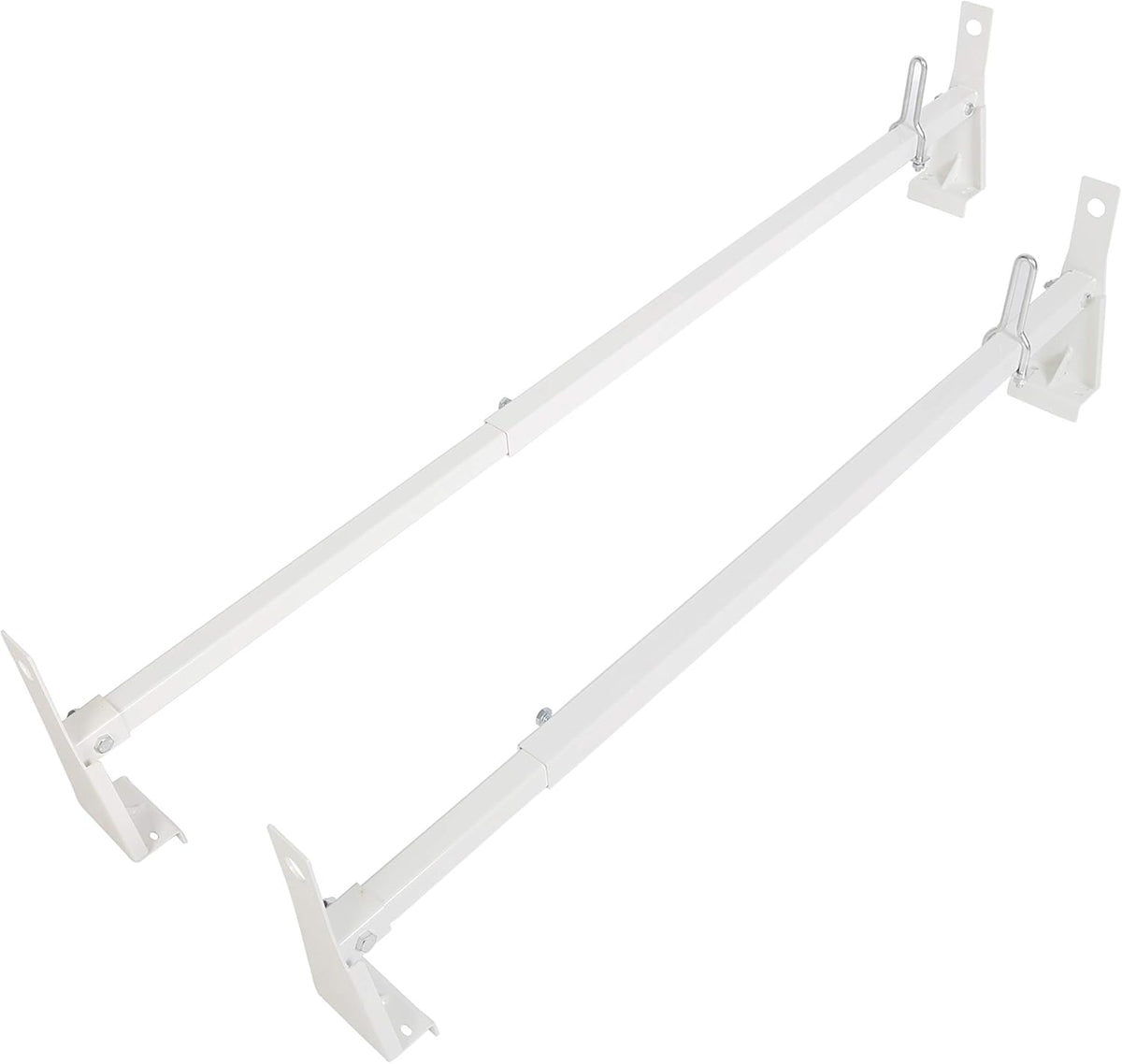 Steel Universal White Cargo Van Ladder Rack Roof 600LB B1273