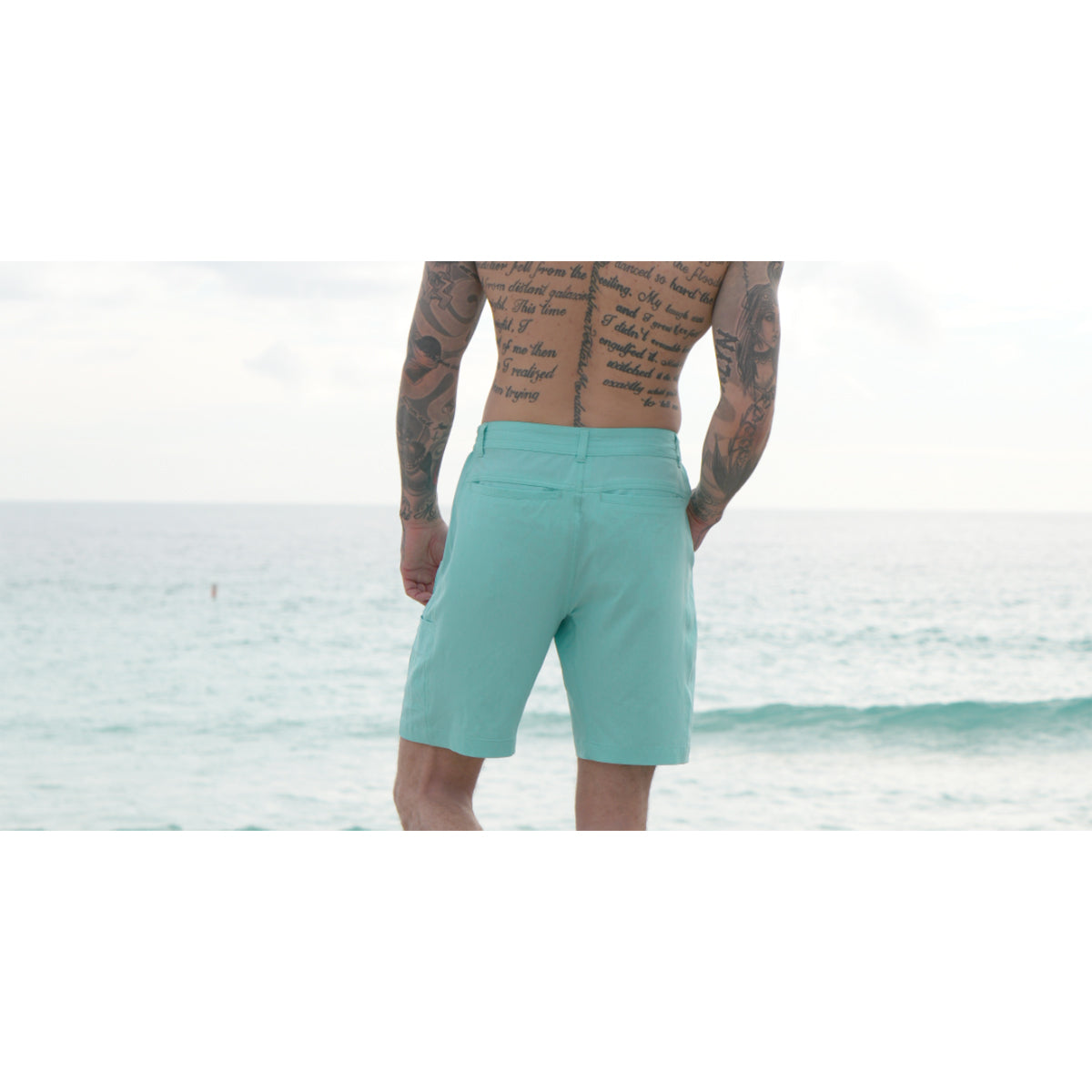 Aruba Blue Walking Shorts Y181