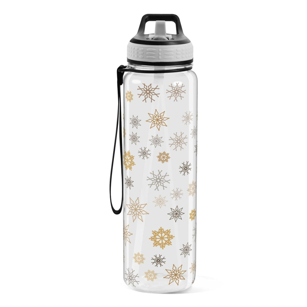 Clear 32oz Tritan Water Bottle with Straw Q457