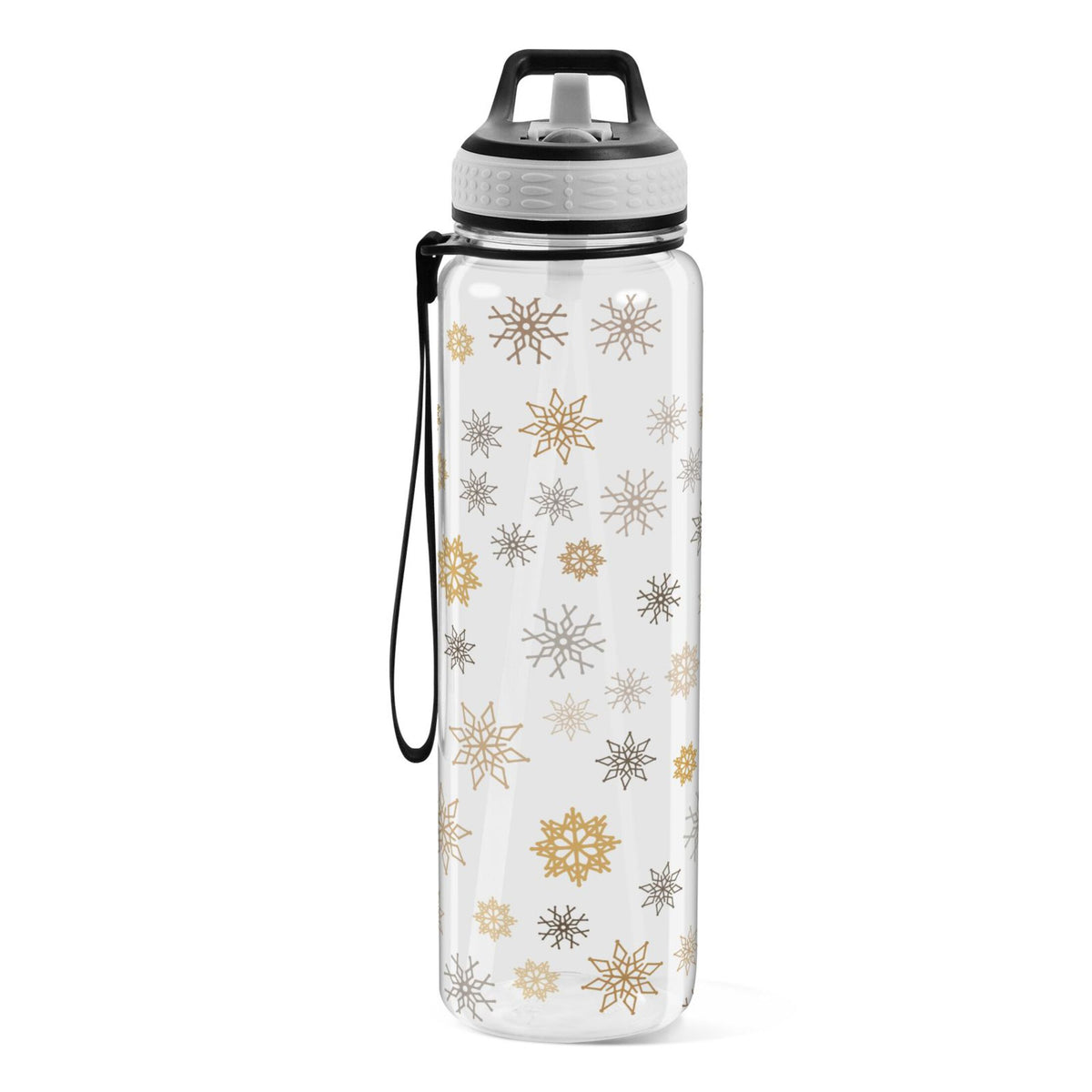 Clear 32oz Tritan Water Bottle with Straw Q457