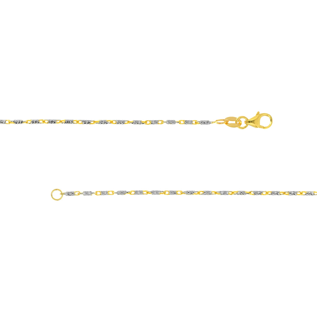 18" 1.20mm Diamond Cut Chain Necklace D56415