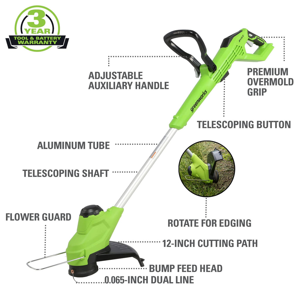 24V Cordless Handheld Leaf Blower with 2.0 Ah Battery and Charger X956035