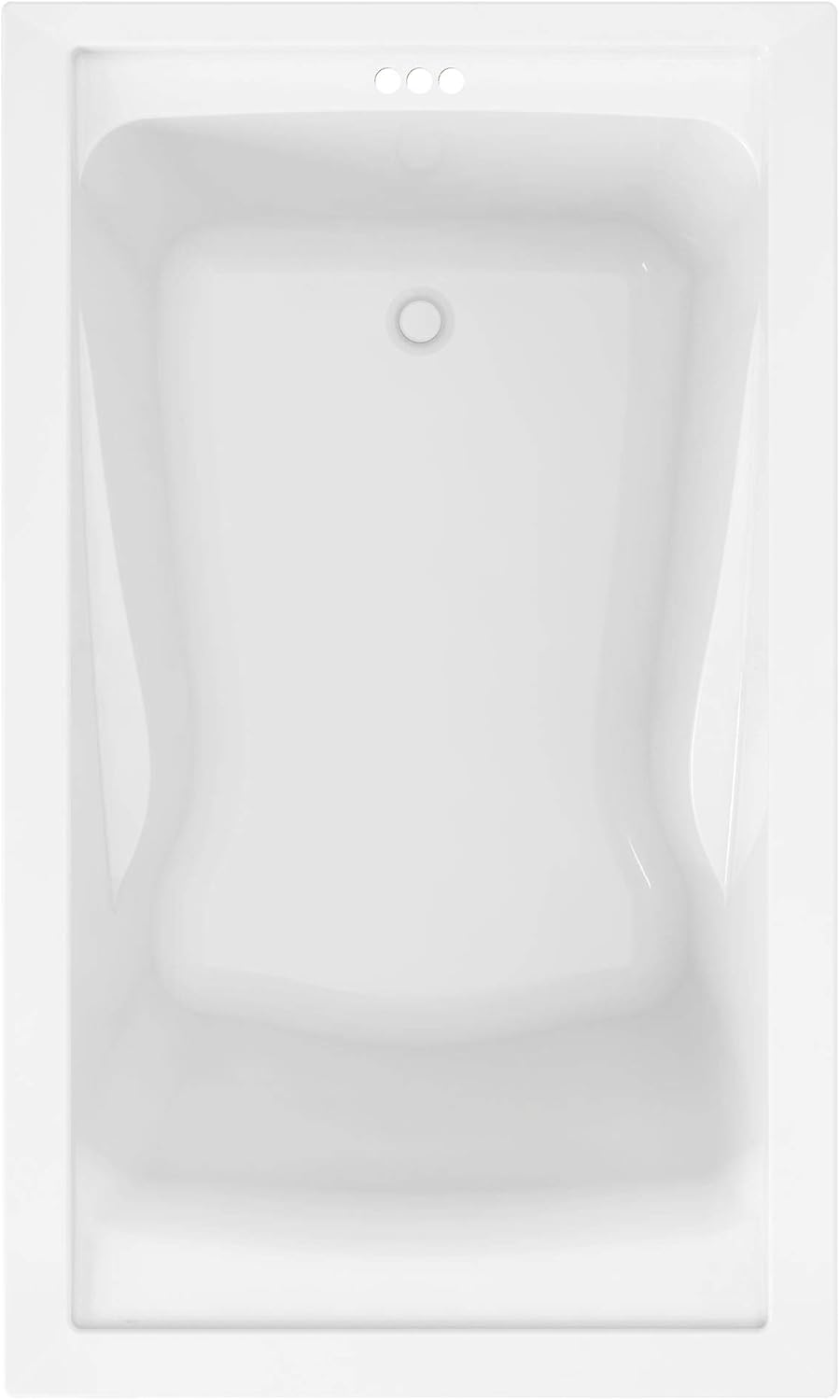 White 5 ft. x 36 in. Deep Soaking Tub with Reversible Drain E3315