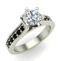 Black Diamond Ring 1.00 CT TW D44571