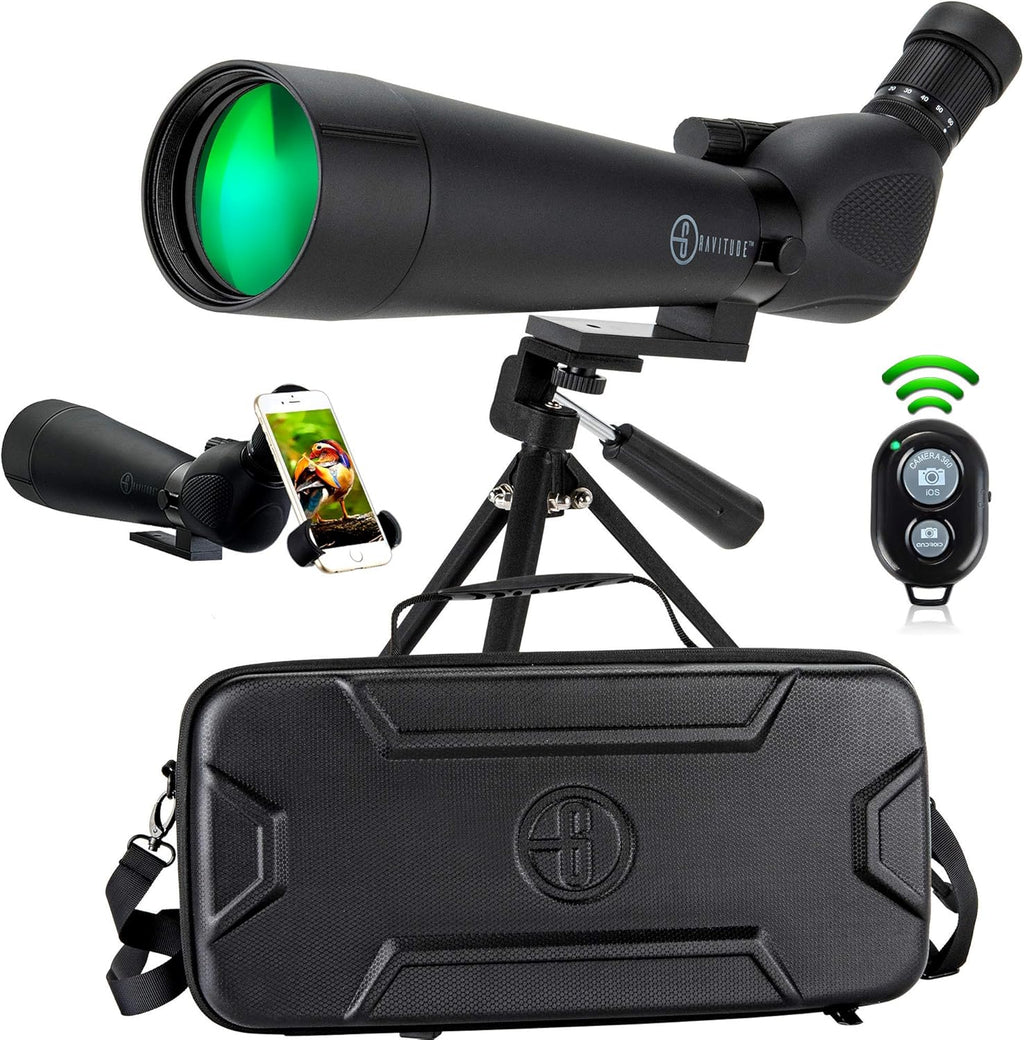 20-60x80mm HD Spotting Scope with Tripod and Carry Case E66855