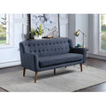 Navy Square Arm Sofa M11142