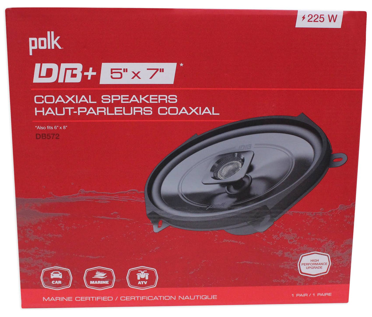 5x7x22 Rear Speaker Replacement Kit F5459