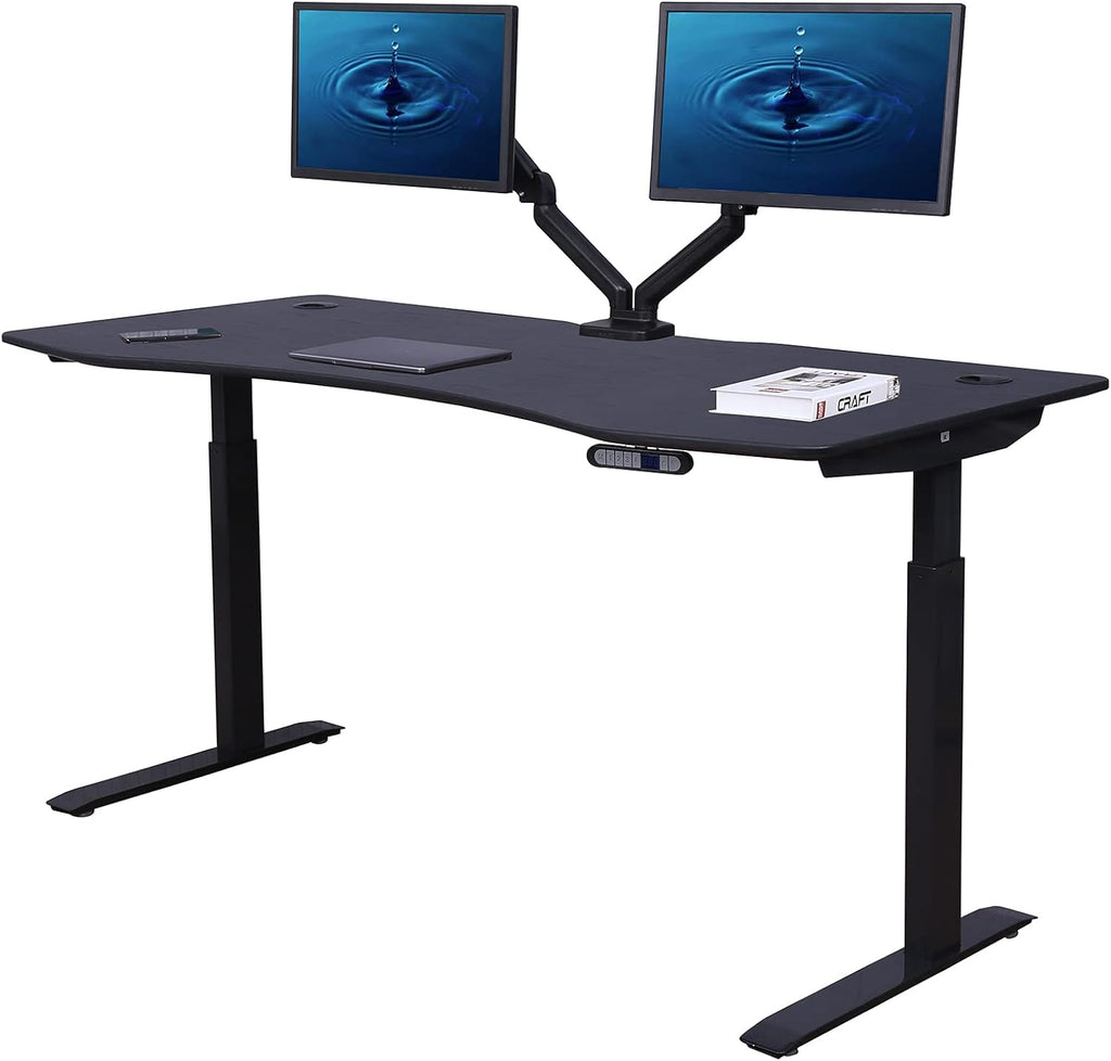 Grey Electric Height Adjustable Standing Desk I68554