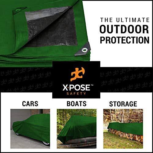 Heavy Duty Poly Tarp 20 Feet x 30 Feet 10 Mil Thick Waterproof UV Blocking F3189
