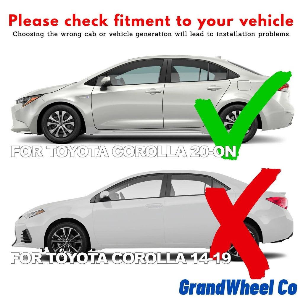 Smoke Tinted In-channel Side Window Vent Visor Deflectors Rain Guards 4 pcs H130310