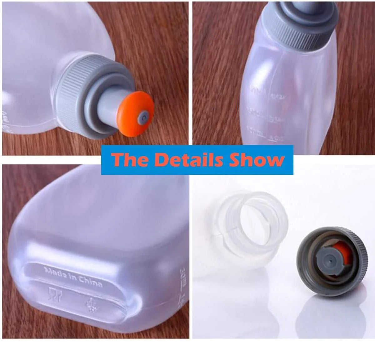 BPA Free Leakproof Water Bottles Flask with Hydration Belt Waist Packs R591