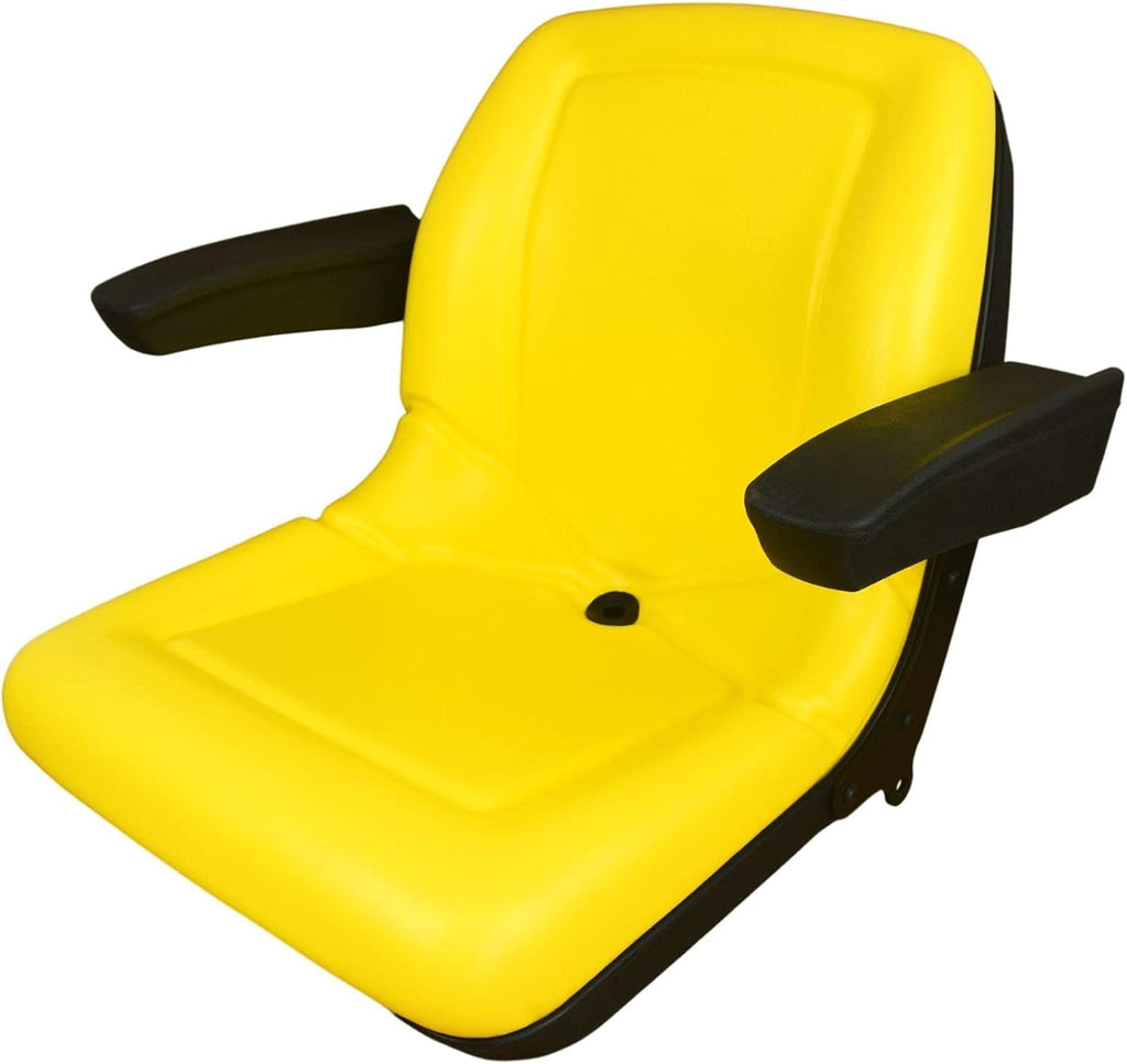 Yellow Tractor Seat with Armrests O3456