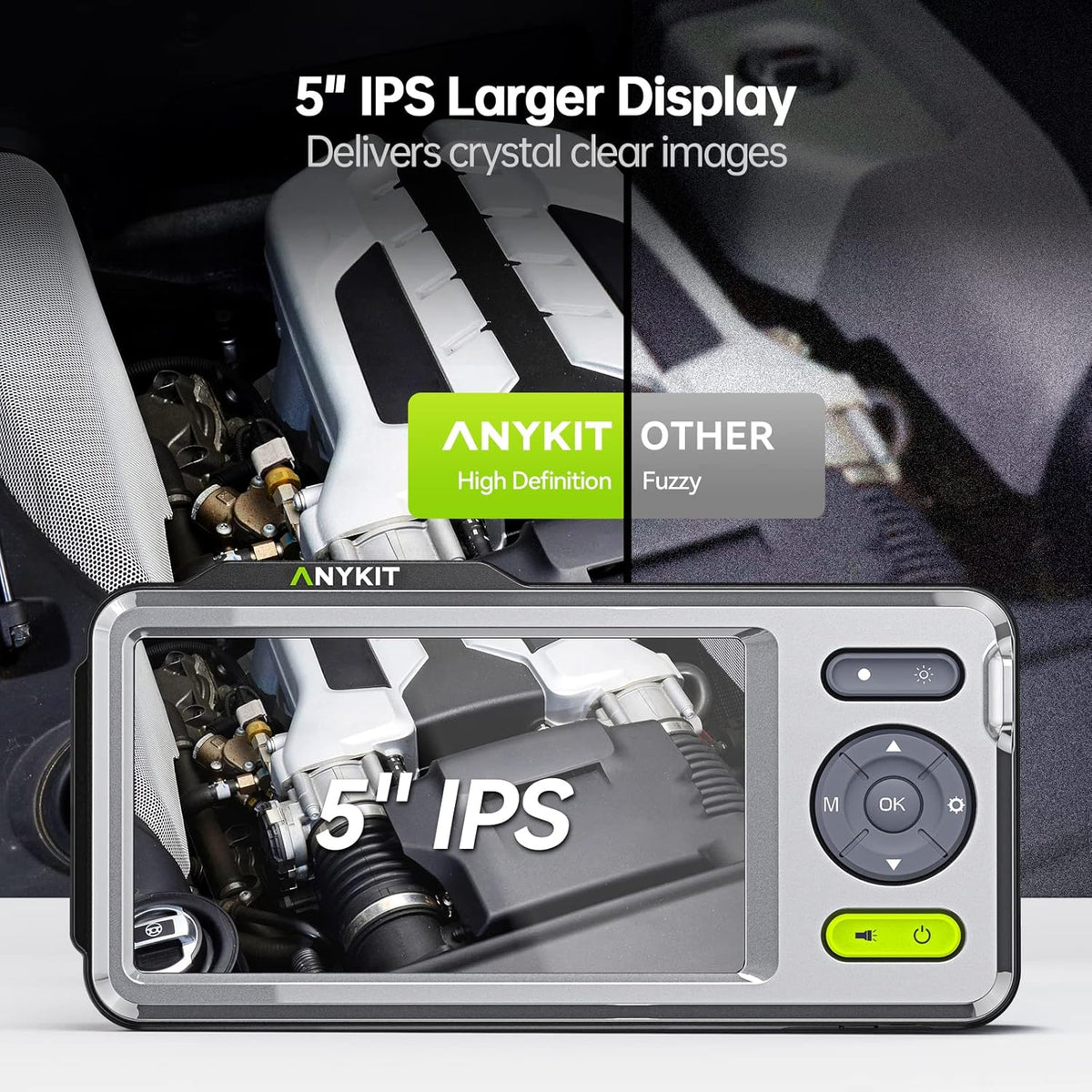 1080P Waterproof Borescope Inspection Camera with 5 Inch Screen Z67835