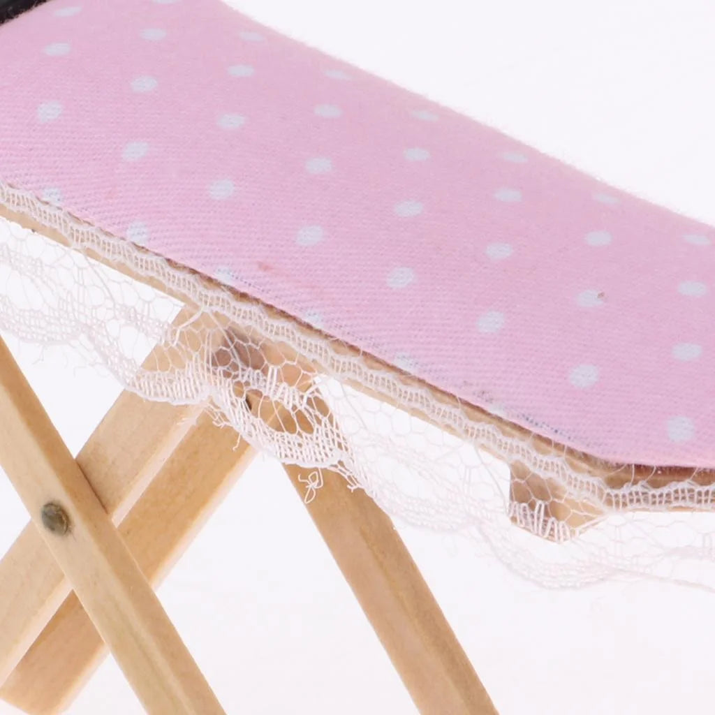 Vintage Dollhouse Miniature Wooden Ironing Board Table V467434