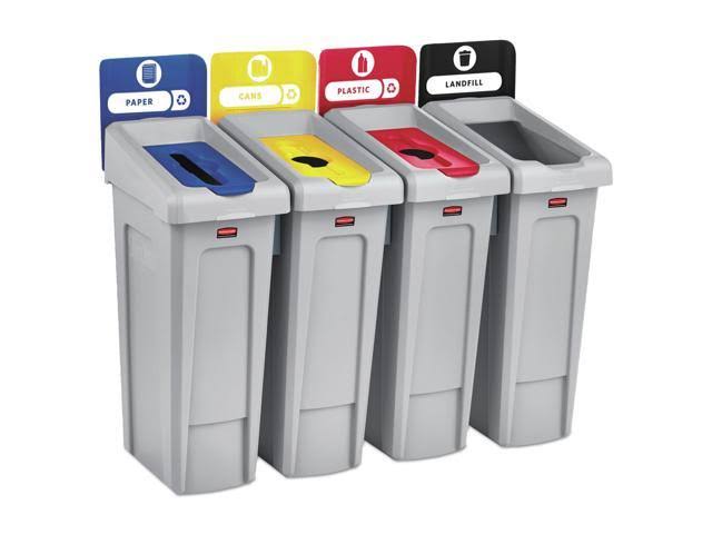 92 gal 4-Stream Recycling Station Kit L4856