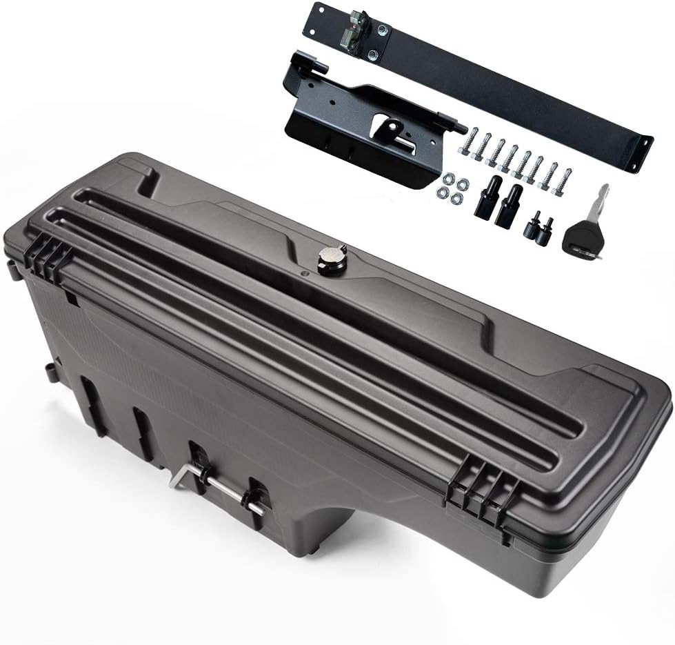 Lockable Truck Bed Toolbox Set of Driver & Passenger Side Swing Case H120