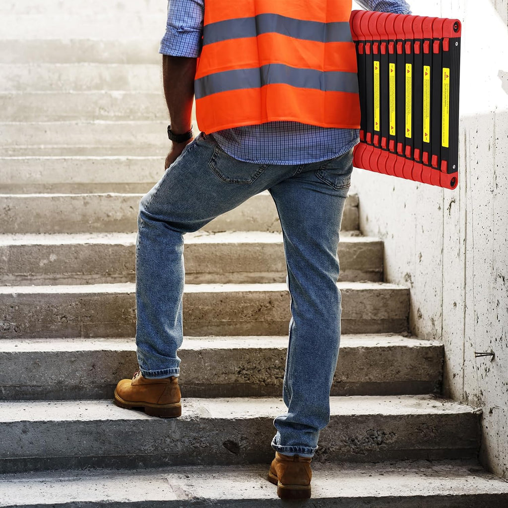 Telescoping Aluminum Folding Ladder with Hook, 330lbs Load Capacity K86942