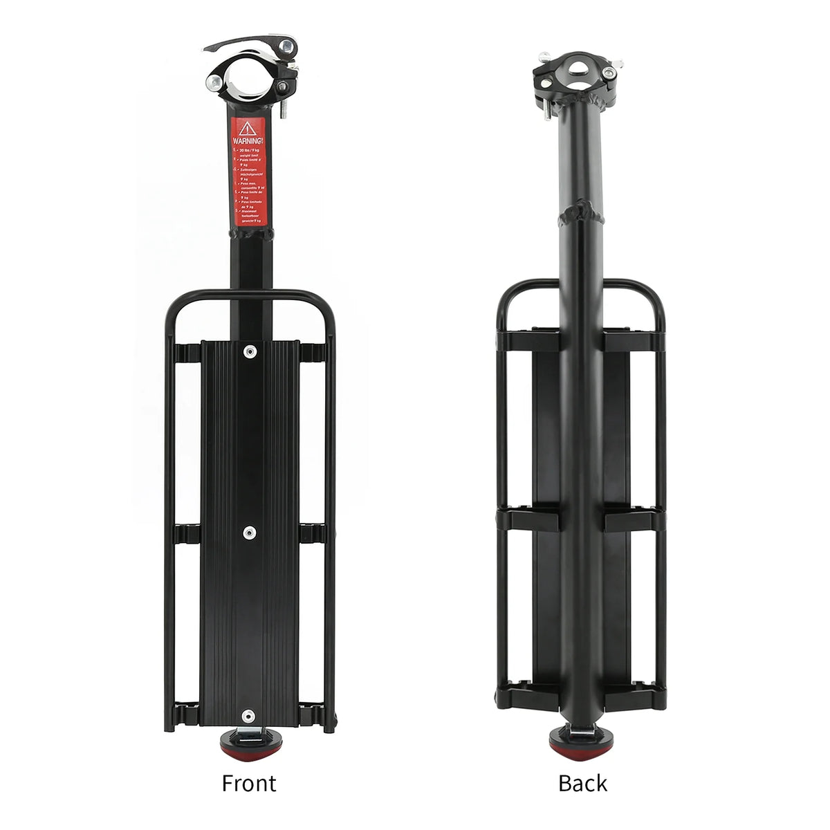 Aluminium Alloy Rear Bike Cargo Rack with Reflector E693238