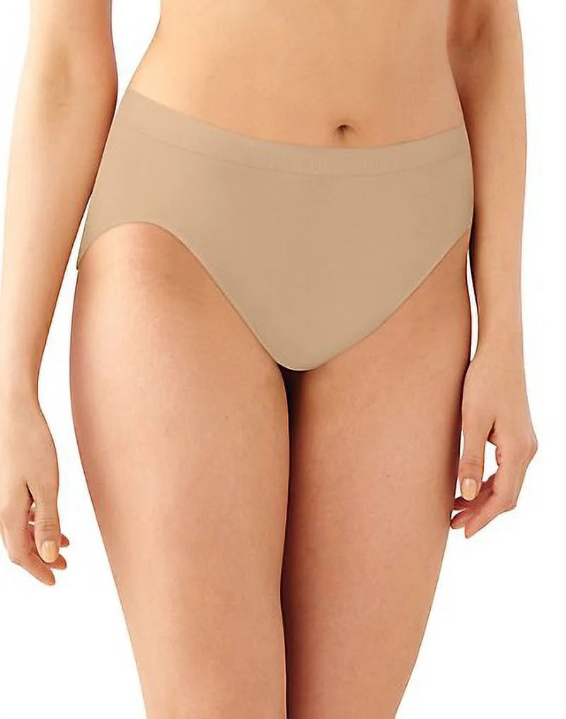 3-Pack Nude Microfiber Hi-Cut Panty S87916