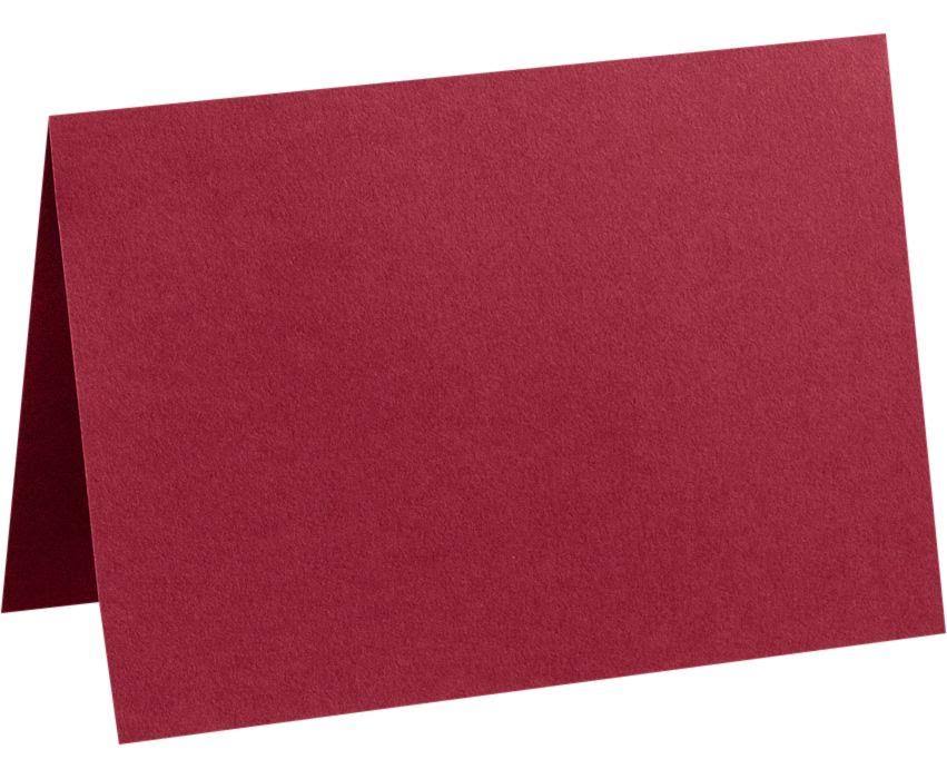 Folded Card (3 1/2 x 4 7/8) - Garnet (1000 Qty.) I53725