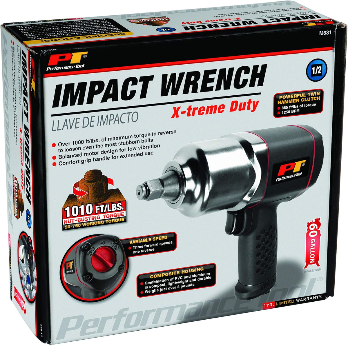 3/8" Drive Pistol Grip Impact Wrench U682