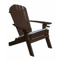 Tudor Brown Plastic Folding Adirondack Chair M632796