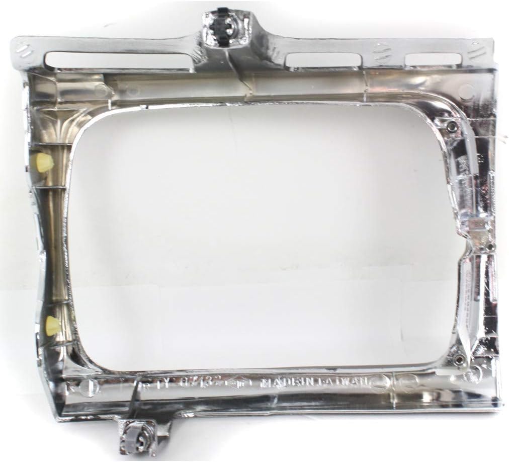 Chrome/Black Headlight Door for Toyota Pickup Passenger Side 4WD Pack of 2 N17661