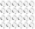 24Pack 4inch Recessed Retrofit LED Light 11W 5000K Dimmable K256