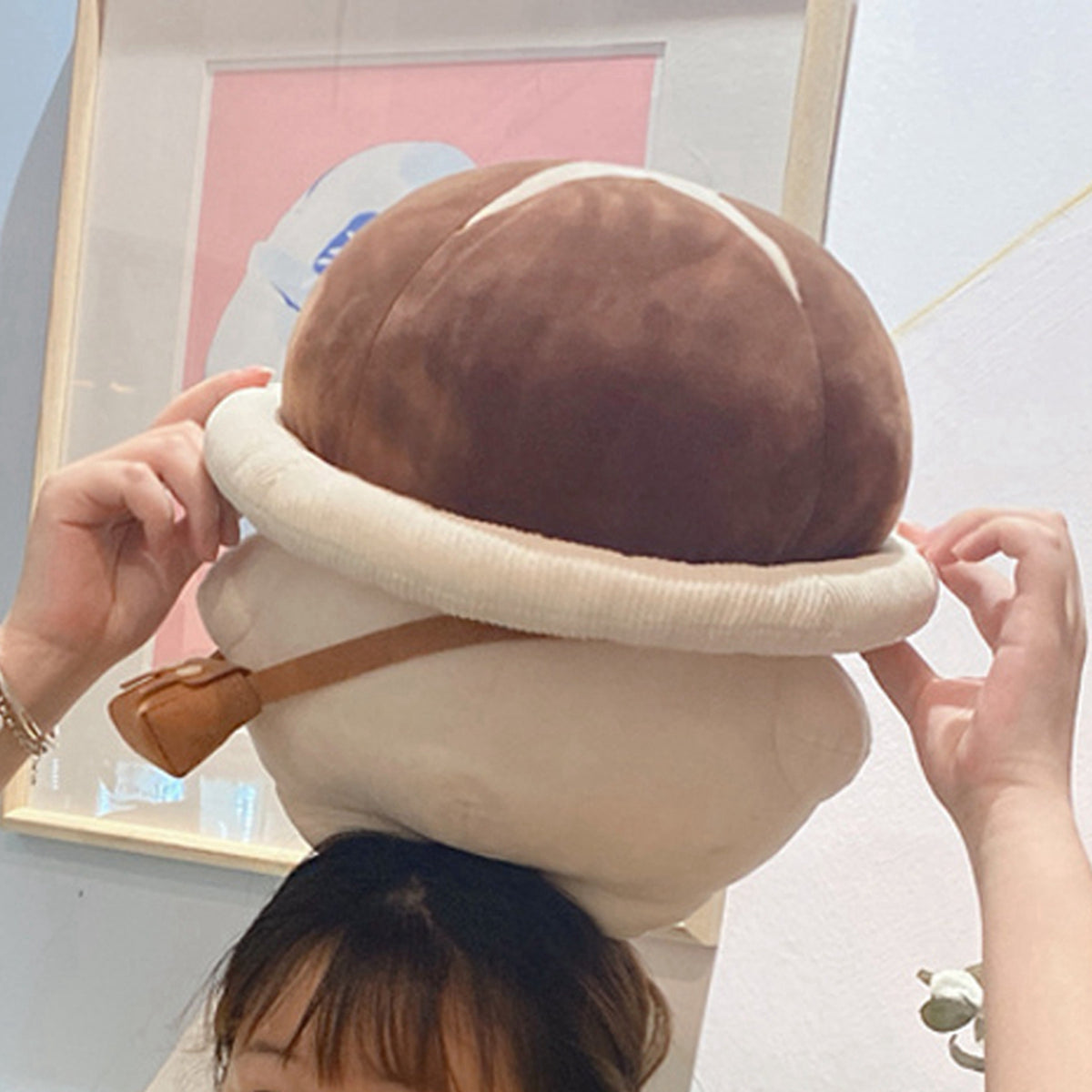 Soft Plush Mushroom Doll Pillow P54509