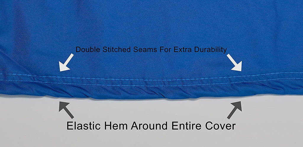 Blue/Black Trailerable Jet Ski Cover with Trailer Straps and Storage Bag A3129