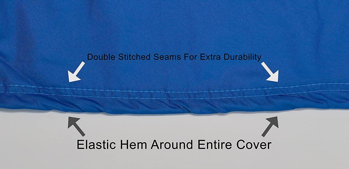Blue/Black Trailerable Jet Ski Cover with Trailer Straps and Storage Bag A3129