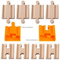 8 Pcs Wooden Train Track Adapter Pack Q278