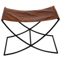 Leather Sled Accent Bench V273