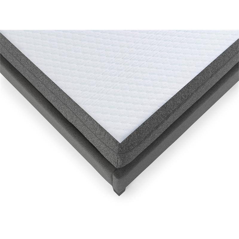 Firm Gel Infused Twin Long Memory Foam Mattress in White K579
