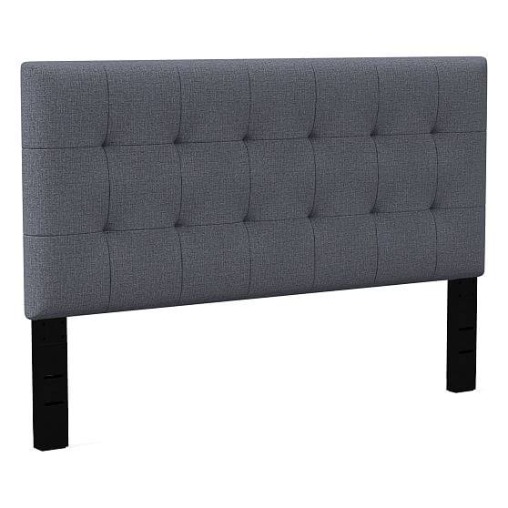 Graphite Cal King Tufted Headboard O740