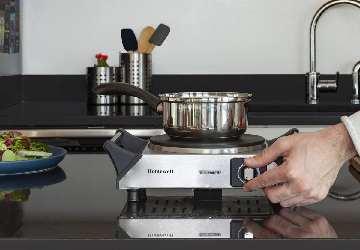 Electric Hot Plate Single Burner Pack of 2 G175453