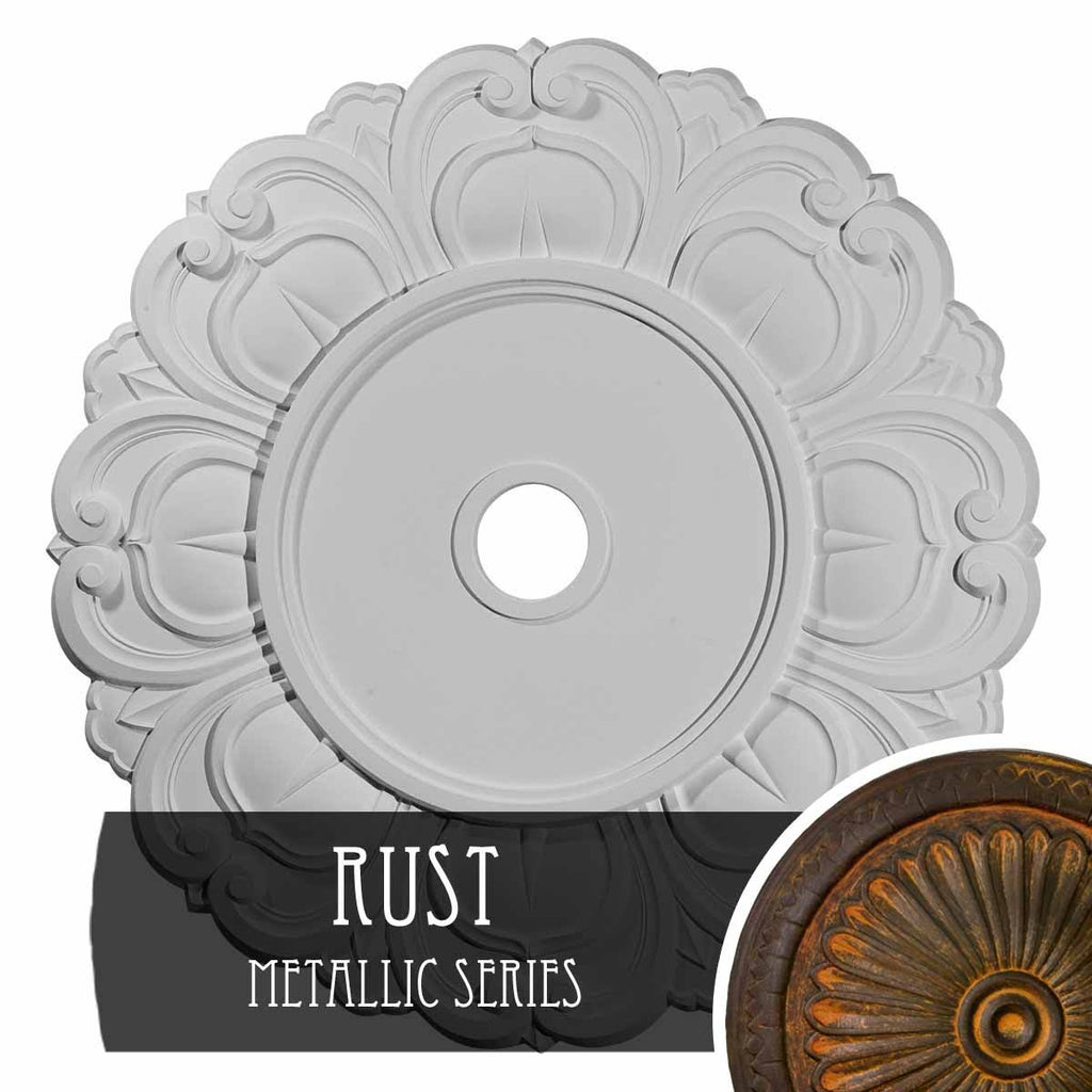 Rust Angel Ceiling Medallion F71597