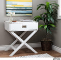 White Painted Wood Side Table N71233