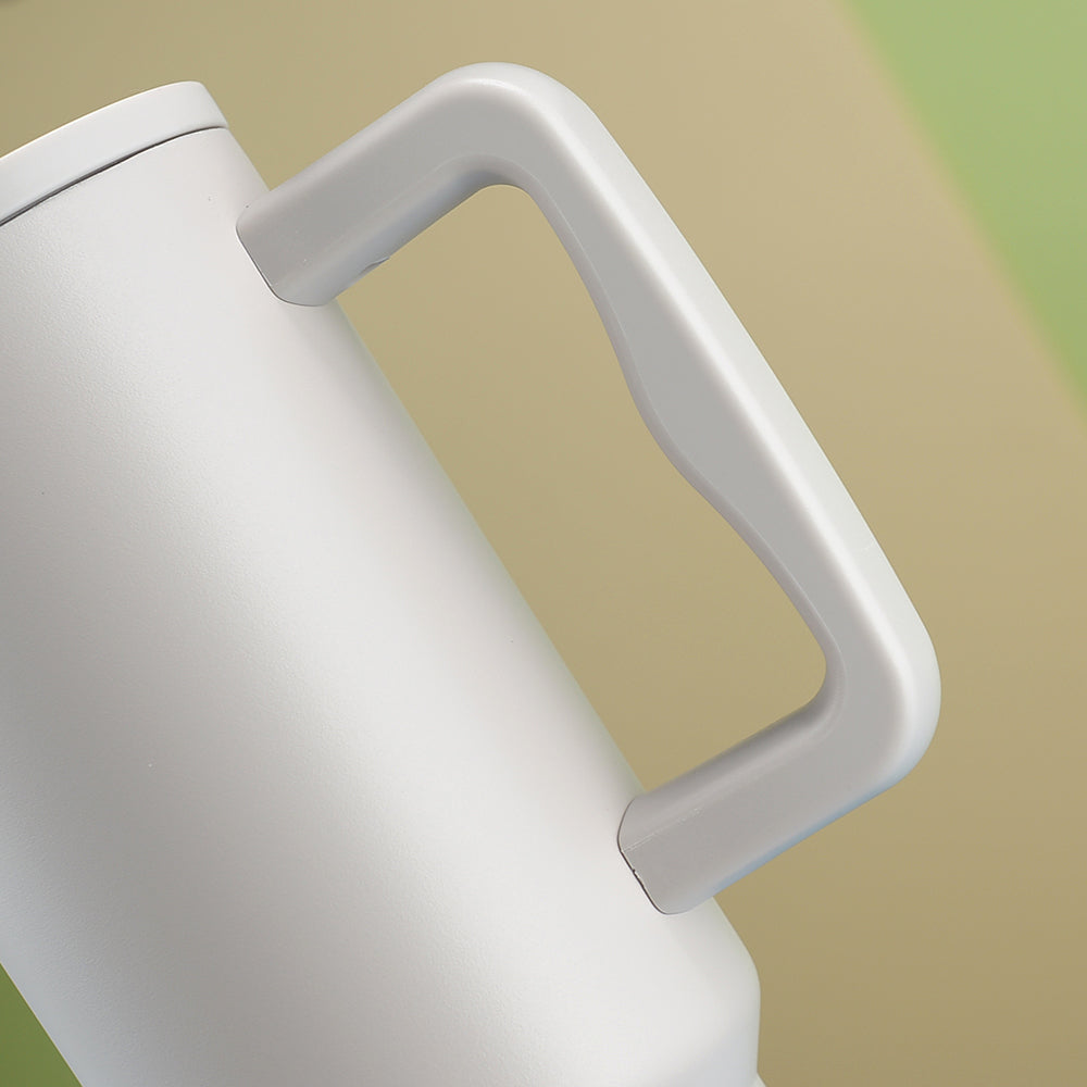 40 oz Insulated Stainless Steel Tumbler with Handle and Straw Lid Z1290